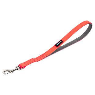 QZee防水短牵便携随行BeauGo橡胶宠物狗牵引绳小中大型犬训练一步