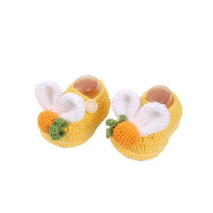 手工DIY婴儿宝宝鞋子材料包毛线编织钩针手钩宝妈自制男女童玩偶