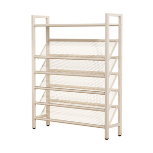 不锈钢鞋架子家用门口多层入户小窄简易收纳铁艺鞋柜宿舍出租房用