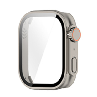 适用红米watch6手表保护壳redmiwatch6秒变苹果Ultra壳膜一体钢化膜保护套全包智能手表手表壳高清保护膜配件