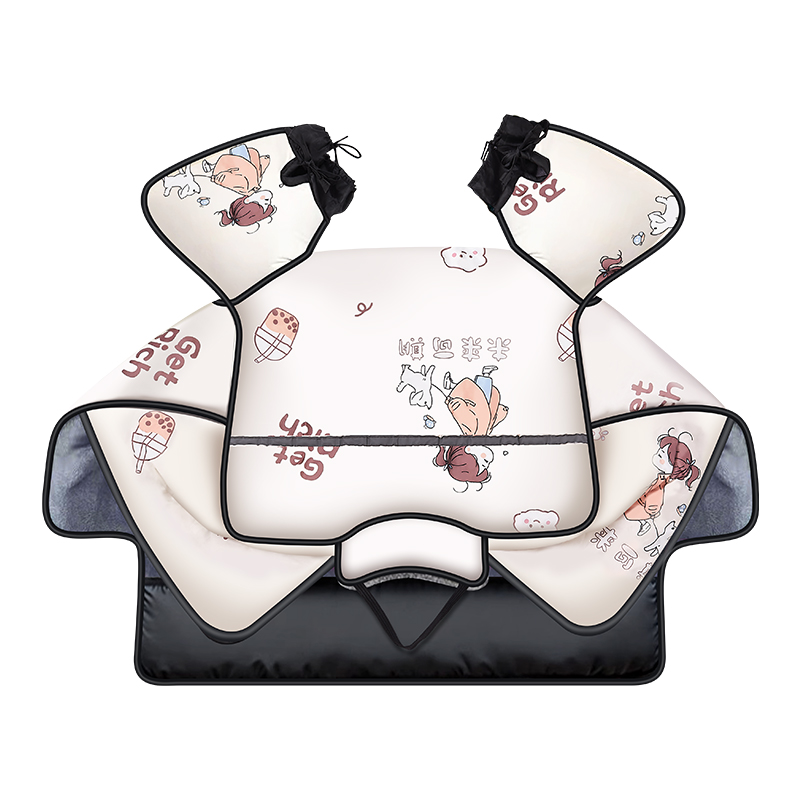 电动车挡风被冬2025新款加大加厚电瓶车双面防水防风防寒四季通用