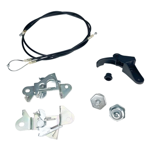 解放J6前面板锁总成原厂J6P前脸锁块拉线J6M配件 J6L面板拉手胶垫