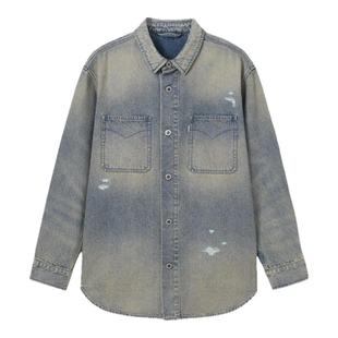 Levi's®SilverTab™男士美式复古休闲高街时尚牛仔衬衫早春外套