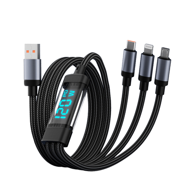 数显数据线三合一充电器线