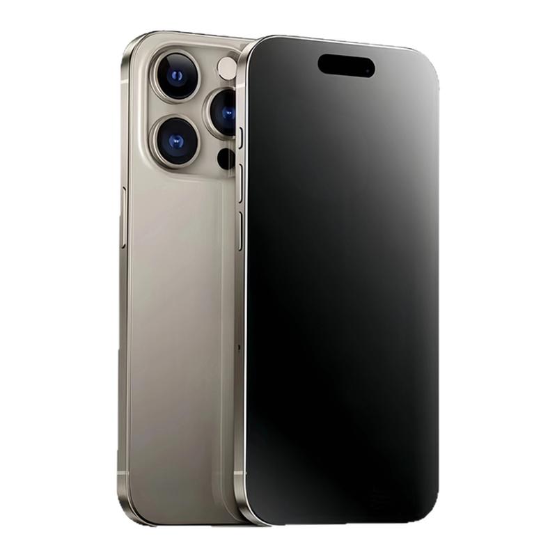 适用苹果16磨砂钢化膜iPhone17promax手机膜15/14电竞膜13/12pro全屏11/xsmax防窥磨砂保护