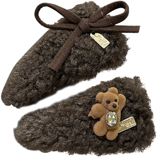 韩国进口毛绒发夹秋冬可爱小夹子bb夹前额侧边夹刘海夹卡通发饰女