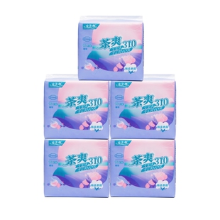 女主角茶爽系列卫生巾夜用棉柔姨妈巾日用干爽透气少女学生用包邮