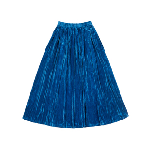 谜阿凰【柿锦高领衫】改良汉服套装衬衫天丝剪花内搭秋冬女士新款