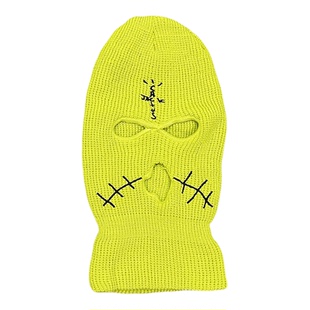 Travis scott演唱会专辑TS个性嘻哈街头恶搞秋冬季冷帽面罩头套男