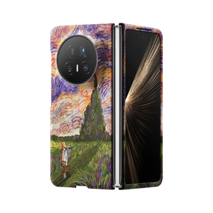 梵高傍晚时分适用于荣耀MagicV5手机壳折叠屏V3保护套MagicVS3磁吸超薄硬壳V2RSR磨砂VS2创意VFLIP亲肤VPurse