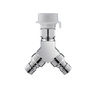 洗衣机水龙头一分二接头一进二出转三通分流器水管进水口双头双用