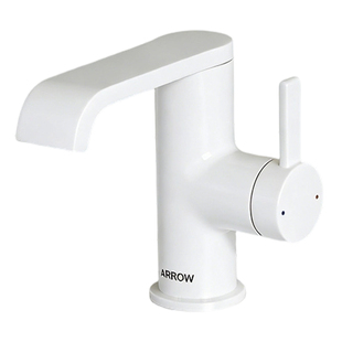 箭牌ARROW 卫生间万向旋转瀑布出水面盆龙头家用净铅冷热防溅龙头