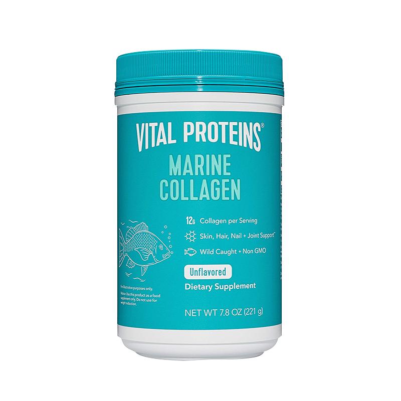 雀巢VitalProteins美国进口歪头蛋白鱼胶原蛋白肽221g粉剂2罐