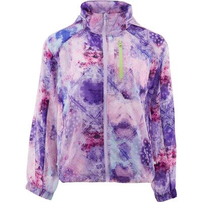 渔牌女装外套女款2024新款春秋幻彩印花轻薄款雪纺短外套FGGC3010