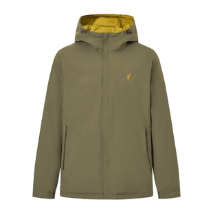 POLOWALK羽绒服男两面穿鹅绒服2025冬季新款排骨羽绒夹克连帽上衣