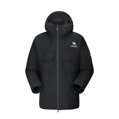 骆驼户外羽绒服冬季女款男款防水防风保暖加厚夹羽绒冲锋衣