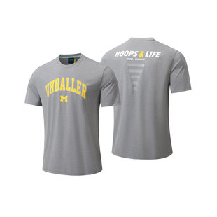 美国NCAA正品UH美式速干篮球训练短袖北卡T恤杜克投篮服男运动tee