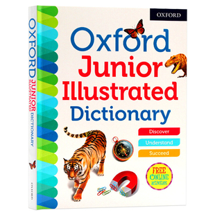 牛津少儿图解英语词典 英文原版 Oxford Junior Illustrated Dictionary 工具书 平装英英词典 有助形象记忆 搭DK儿童图解英语词典