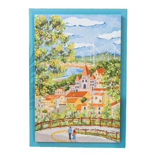 猫的天空之城拼图1000片成人去散步吧风景益智解压高难度拼图玩具