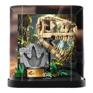 KGBOX乐高76964恐龙化石霸王龙头骨亚克力亚克力展示盒防尘罩透明