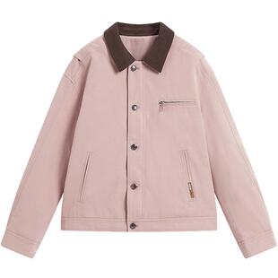 KBNE卡其色短款夹棉风衣女2025冬季新款韩版高级气质巴恩风衣外套