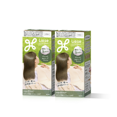 花王泡沫染发剂liese泡泡染植物