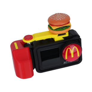 麦当劳M适用大疆DJI action4/5pro相机原厂兔笼街拍手柄快门按键