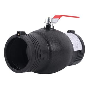 PE电熔球阀电容管件大流量阀门开关110钢丝网骨架管电热熔160接头