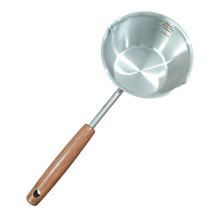 304不锈钢泼油小锅家用烧油浇油迷你长柄油泼淋油专用热油勺子