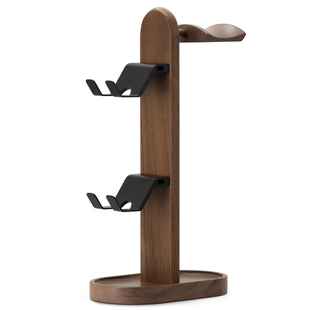 免安装胡桃木头戴式耳机支架木制switch游戏手柄XBOX实木收纳架子