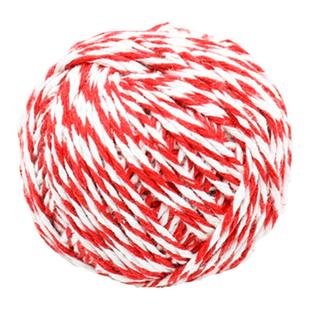 圣诞棉绳红色棉线diy绳子双色细窄长丝带麻绳圣诞节礼品礼物绑带