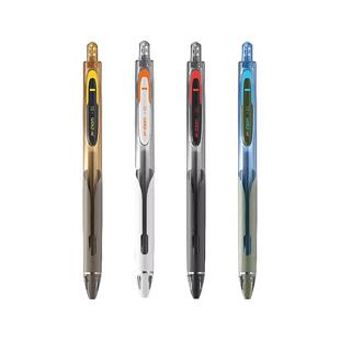 点石5A考试笔双珠防水速干中性笔按动静音子弹头0.5mm顺滑学生用碳素黑色刷题笔白战百胜高颜值文具点石制笔