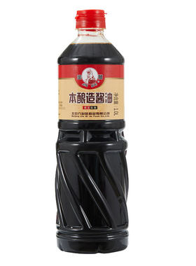 六必居金狮本酿造酱油1L酿造酱油炖肉凉拌烹调炒菜调味品家用