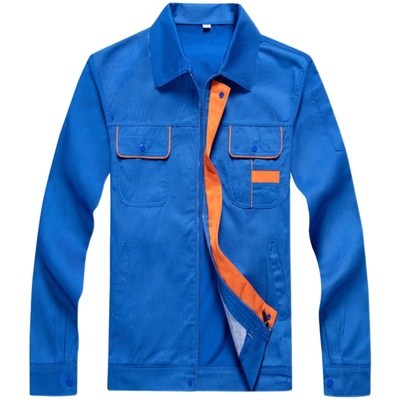 秋冬套装厚款车间蓝色定制工作服