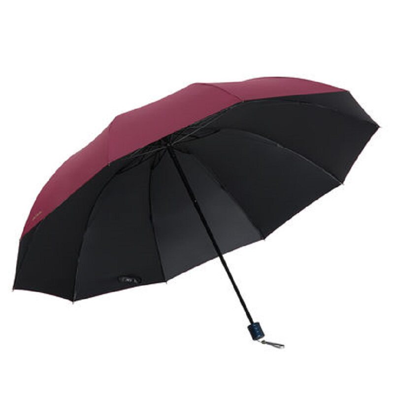 雨伞大号十骨加大加固双人商务晴雨伞遮阳伞防紫外线晴雨两用伞