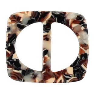 多功能空姐丝巾扣环百搭简约打结日字扣胸花两用小方巾扣固定配饰