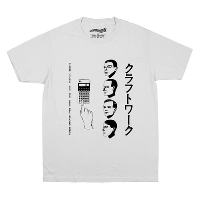 Kraftwerk合成器音乐印花短袖