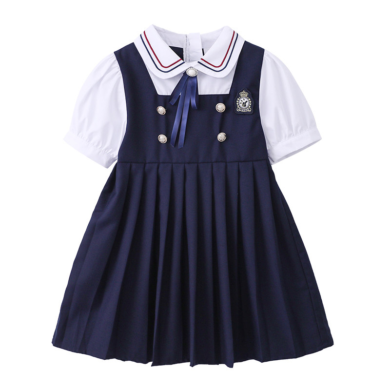 儿童合唱演出服幼儿园服夏季套装小学生校服英伦风短袖表演服班服