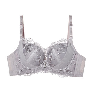 夏娃秘语轻盈蕾丝性感少女小胸聚拢内衣显瘦上托防下垂透气文胸