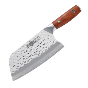 张小泉新品家用菜刀木澜系列高端复合钢刀具厨房不锈钢防粘菜刀具