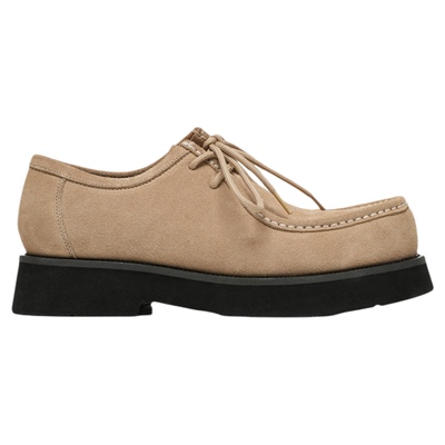 4cm增高厚底真皮袋鼠鞋