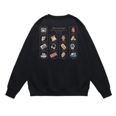 百搭潮统休闲套头卫衣