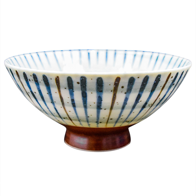 日本家用陶瓷美浓烧十草碗