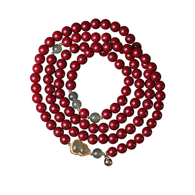 正品朱砂手串紫金砂葫芦手链