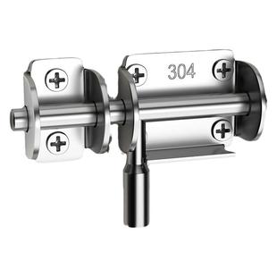 插销卡扣门锁免打孔304不锈钢门栓木门房门卫生间老式推拉门锁扣