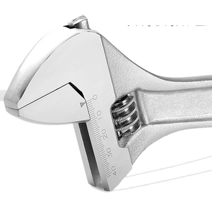 Jetech捷科工具光柄硬柄活板活动扳手大开口扳子4寸30寸