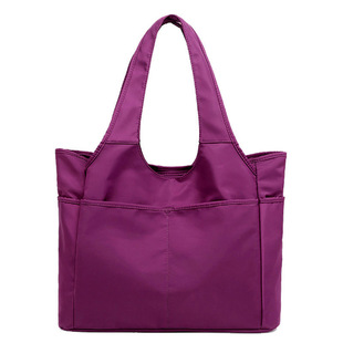 2024新款潮手提牛津布女布包大容量旅行包尼龙单肩舞蹈包上班实用