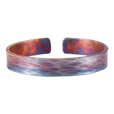 口力米大潮流男足银手镯