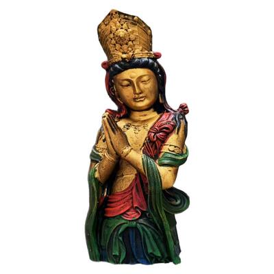 华严寺合掌露齿菩萨彩塑冰箱贴