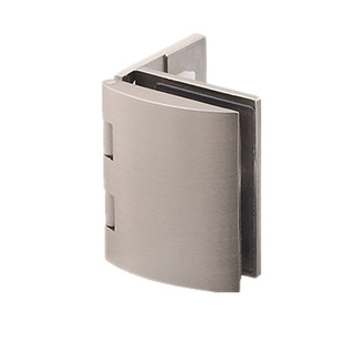 玻璃合页打孔无框玻璃柜门夹专用折页配件大全90度橱柜不锈钢铰链